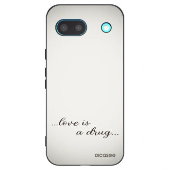 Picasee husă neagră din silicon pentru Google Pixel 8 - Love is a drug