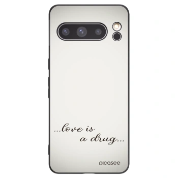 Picasee husă neagră din silicon pentru Google Pixel 8 Pro - Love is a drug