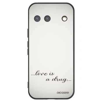 Picasee husă neagră din silicon pentru Google Pixel 9 - Love is a drug