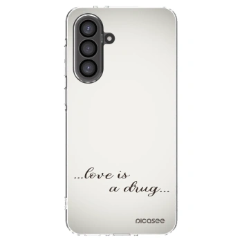 Picasee husă transparentă din silicon pentru Samsung Galaxy A36 5G - Love is a drug