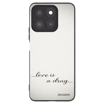 Picasee husă neagră din silicon pentru Honor X8c - Love is a drug
