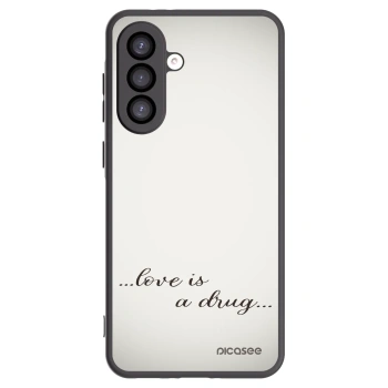 Picasee husă neagră din silicon pentru Samsung Galaxy A26 5G A266B - Love is a drug