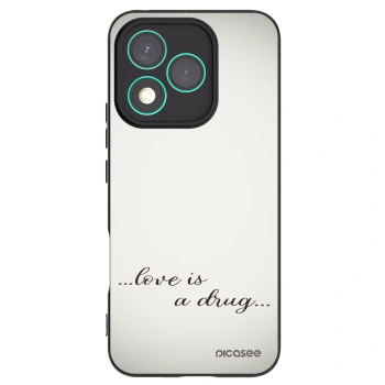 Picasee husă neagră din silicon pentru Honor 400 Lite 5G - Love is a drug