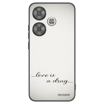 Picasee husă neagră din silicon pentru Xiaomi Poco F6 - Love is a drug
