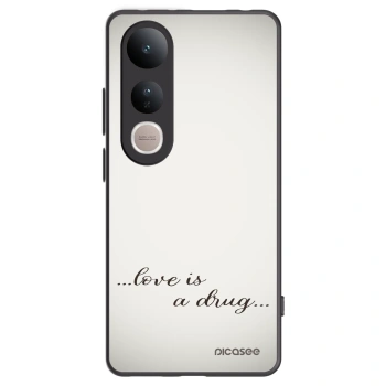 Picasee husă neagră din silicon pentru Vivo V50 Lite 5G - Love is a drug