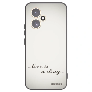 Picasee husă neagră din silicon pentru Honor 400 5G - Love is a drug