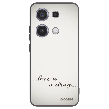 Picasee husă neagră din silicon pentru Xiaomi Redmi Note 14S - Love is a drug