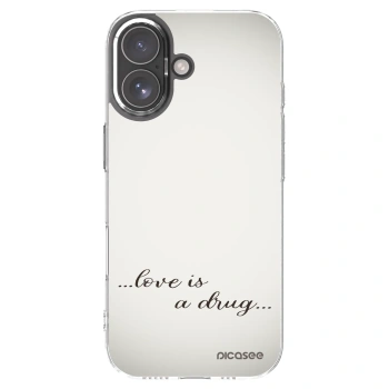 Picasee husă transparentă din silicon pentru Apple iPhone 17 - Love is a drug