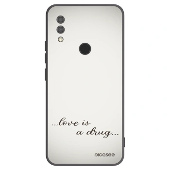 Picasee husă neagră din silicon pentru Xiaomi Redmi 7 - Love is a drug