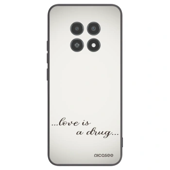 Picasee husă neagră din silicon pentru Realme 12X - Love is a drug
