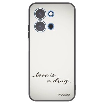 Picasee husă neagră din silicon pentru Xiaomi Redmi 15C 4G - Love is a drug
