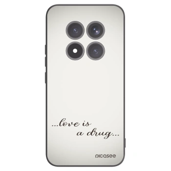 Picasee husă neagră din silicon pentru Xiaomi Redmi Note 15 Pro+ - Love is a drug