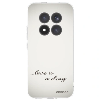 Picasee husă transparentă din silicon pentru Xiaomi Redmi Note 15 Pro+ - Love is a drug