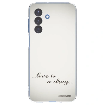 Picasee husă transparentă din silicon pentru Samsung Galaxy A17 5G - Love is a drug