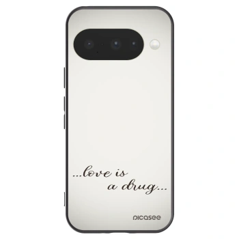 Picasee husă neagră din silicon pentru Google Pixel 10 - Love is a drug
