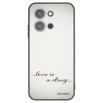 Picasee husă neagră din silicon pentru Xiaomi Redmi 15C 5G - Love is a drug
