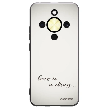 Picasee husă neagră din silicon pentru Honor Magic8 Lite 5G - Love is a drug