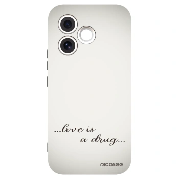 Picasee husă neagră din silicon pentru Honor 600 Lite - Love is a drug