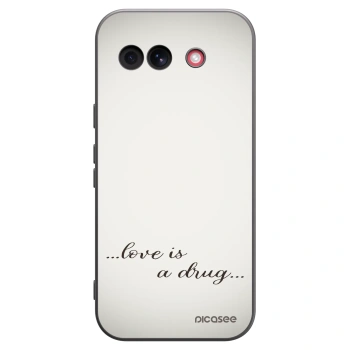 Picasee husă neagră din silicon pentru Google Pixel 10a - Love is a drug