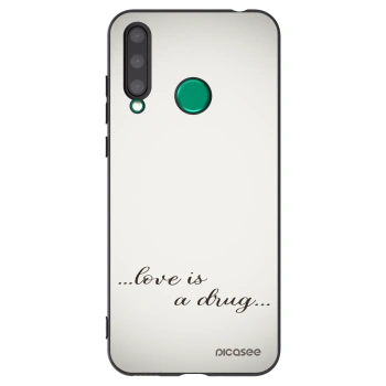 Picasee husă neagră din silicon pentru Honor 20 Lite - Love is a drug