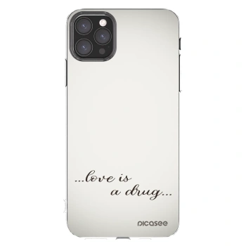 Picasee husă transparentă din silicon pentru Apple iPhone 11 Pro Max - Love is a drug