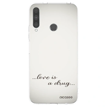 Picasee husă transparentă din silicon pentru Huawei P40 Lite E - Love is a drug