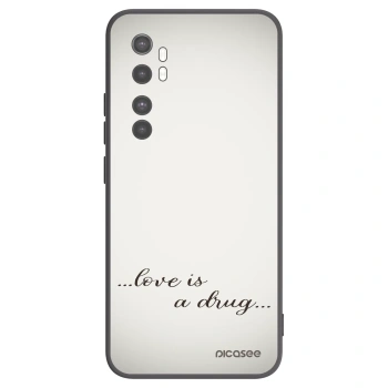 Picasee husă neagră din silicon pentru Xiaomi Mi Note 10 Lite - Love is a drug