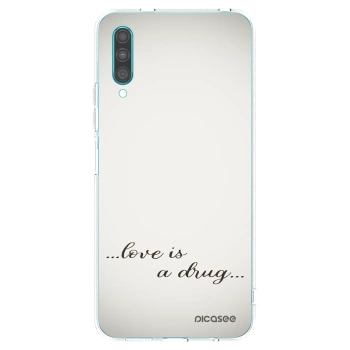 Picasee husă transparentă din silicon pentru Samsung Galaxy A30s A307F - Love is a drug