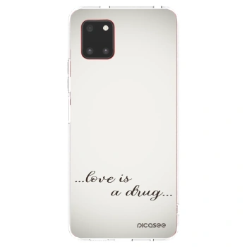 Picasee husă transparentă din silicon pentru Samsung Galaxy Note 10 Lite N770F - Love is a drug