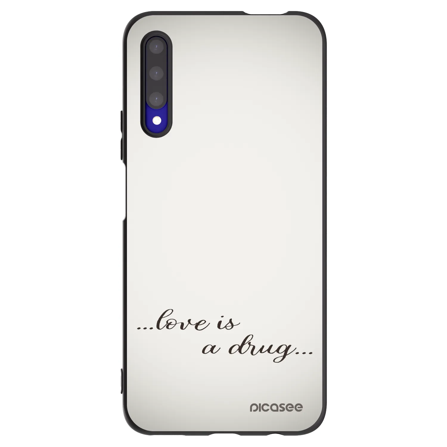 Picasee husă neagră din silicon pentru Honor 9X Pro - Love is a drug