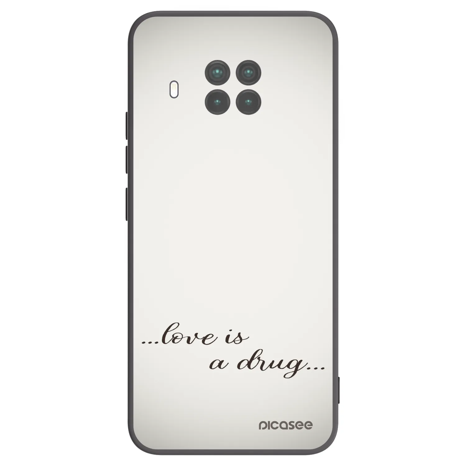 Picasee husă neagră din silicon pentru Xiaomi Mi 10T Lite - Love is a drug