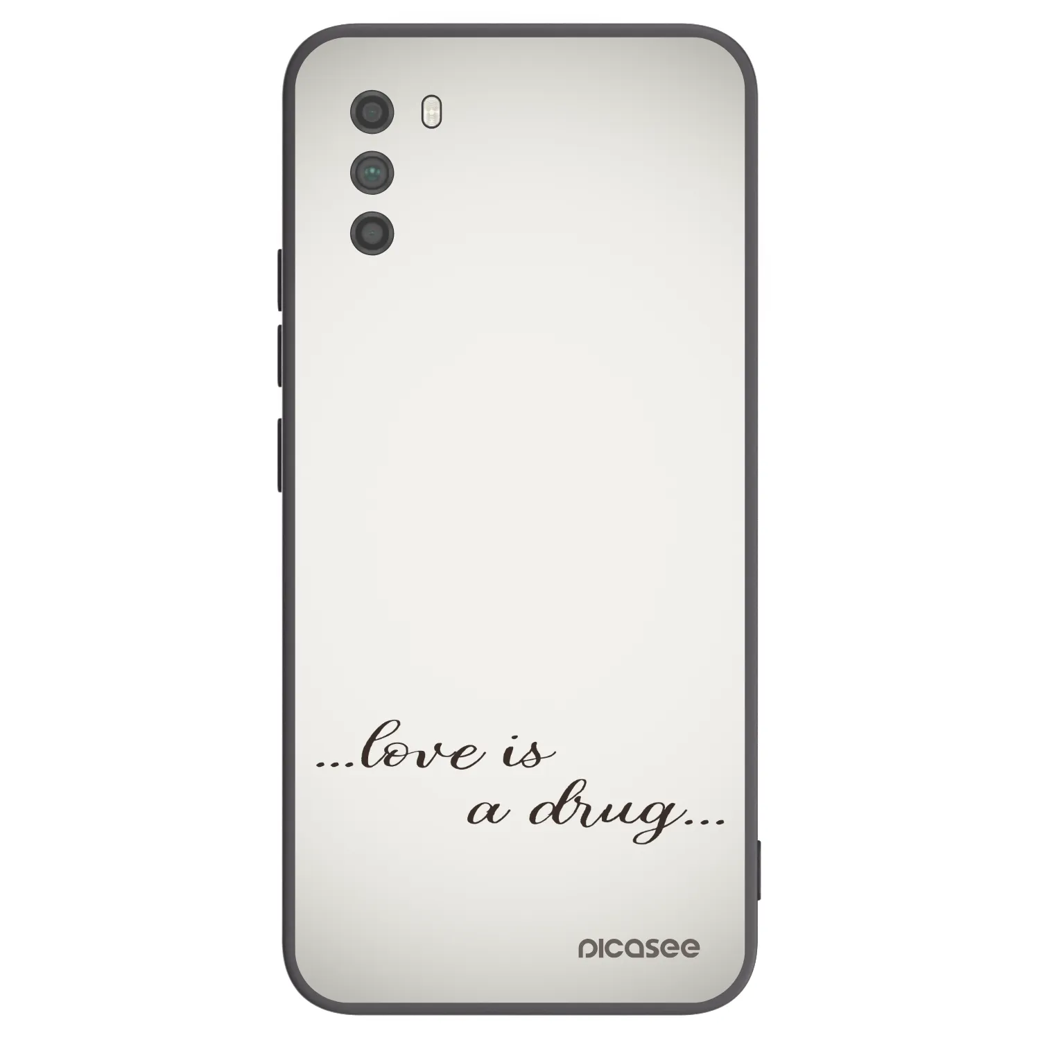 Picasee husă neagră din silicon pentru Xiaomi Poco M3 - Love is a drug