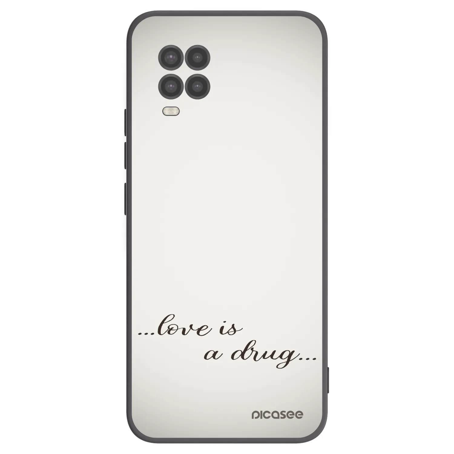 Picasee husă neagră din silicon pentru Xiaomi Mi 10 Lite - Love is a drug