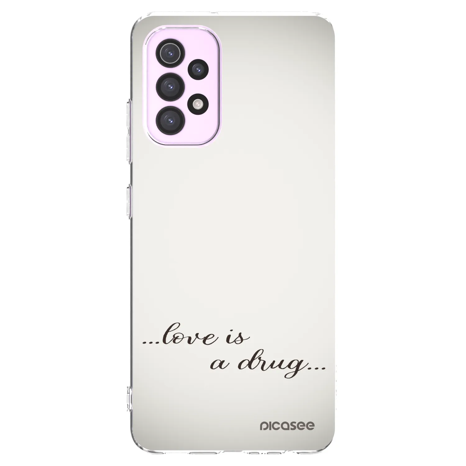 Picasee husă transparentă din silicon pentru Samsung Galaxy A32 5G A326B - Love is a drug