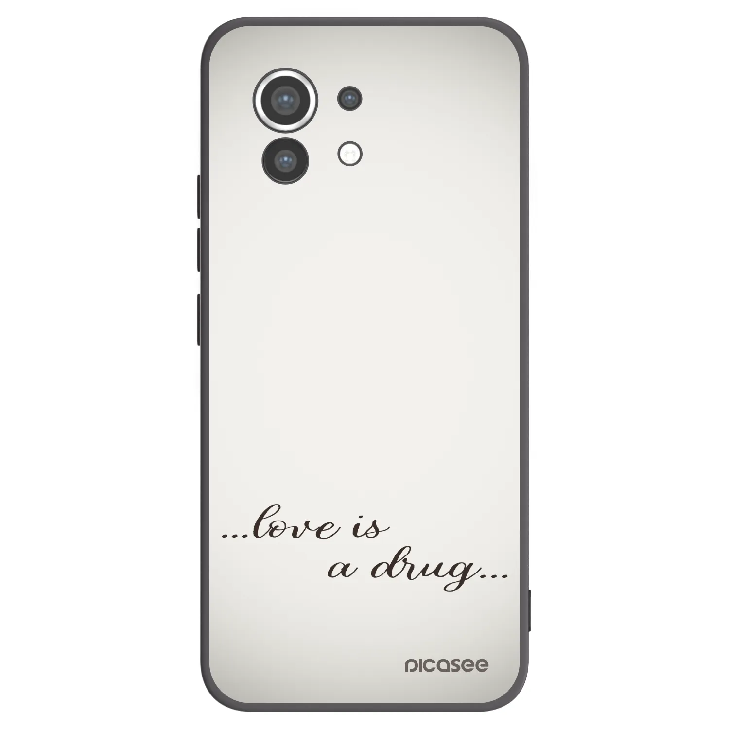 Picasee husă neagră din silicon pentru Xiaomi Mi 11 - Love is a drug