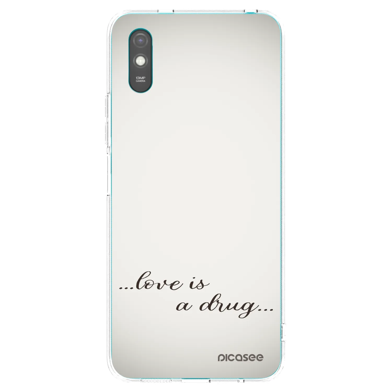 Picasee husă transparentă din silicon pentru Xiaomi Redmi 9AT - Love is a drug