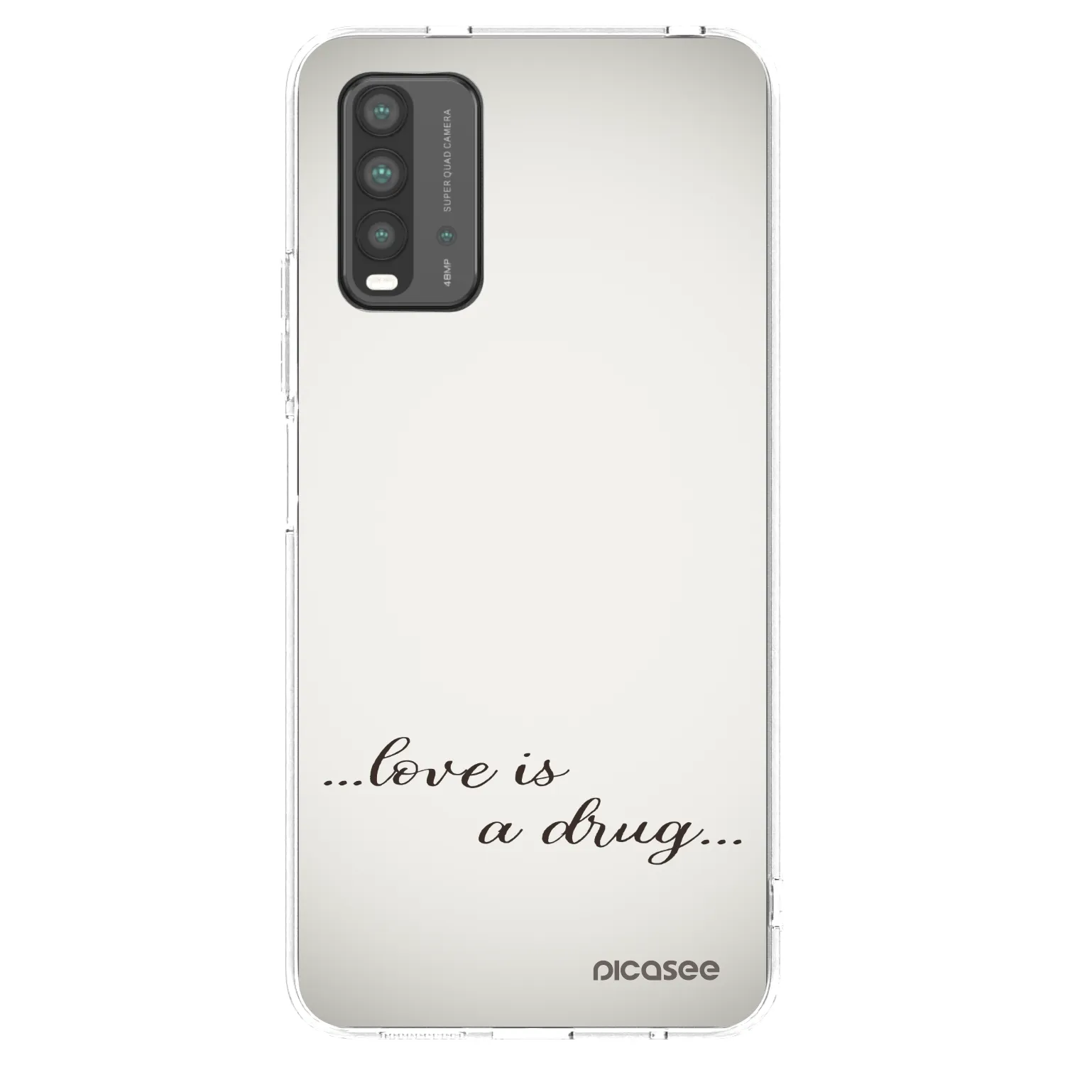 Picasee husă transparentă din silicon pentru Xiaomi Redmi 9T - Love is a drug