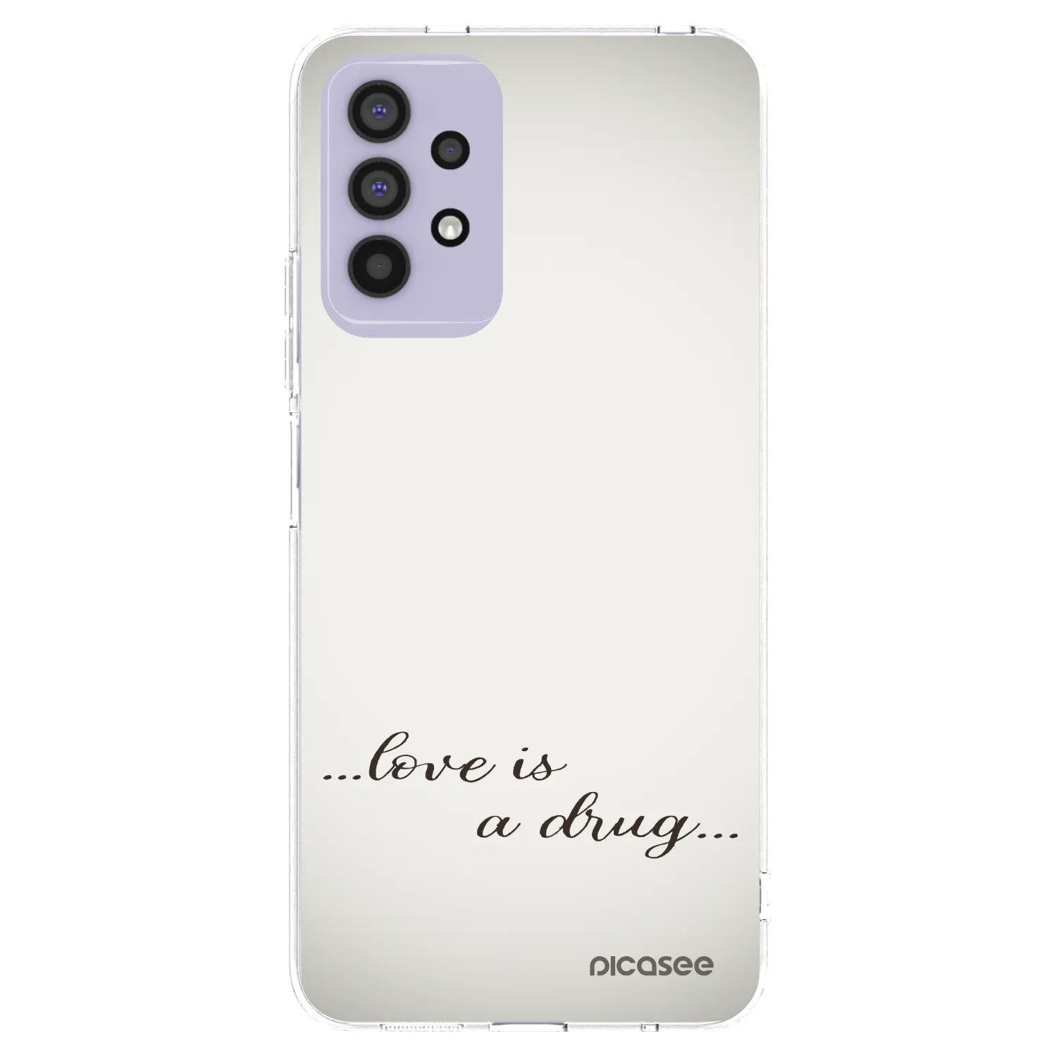 Picasee husă transparentă din silicon pentru Samsung Galaxy A32 4G SM-A325F - Love is a drug