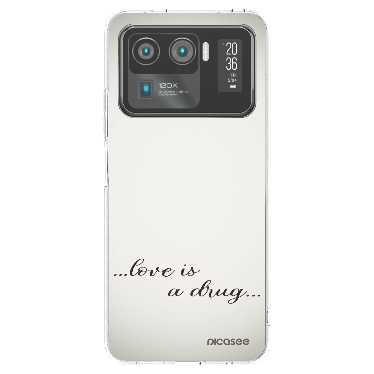 Picasee husă transparentă din silicon pentru Xiaomi Mi 11 Ultra - Love is a drug