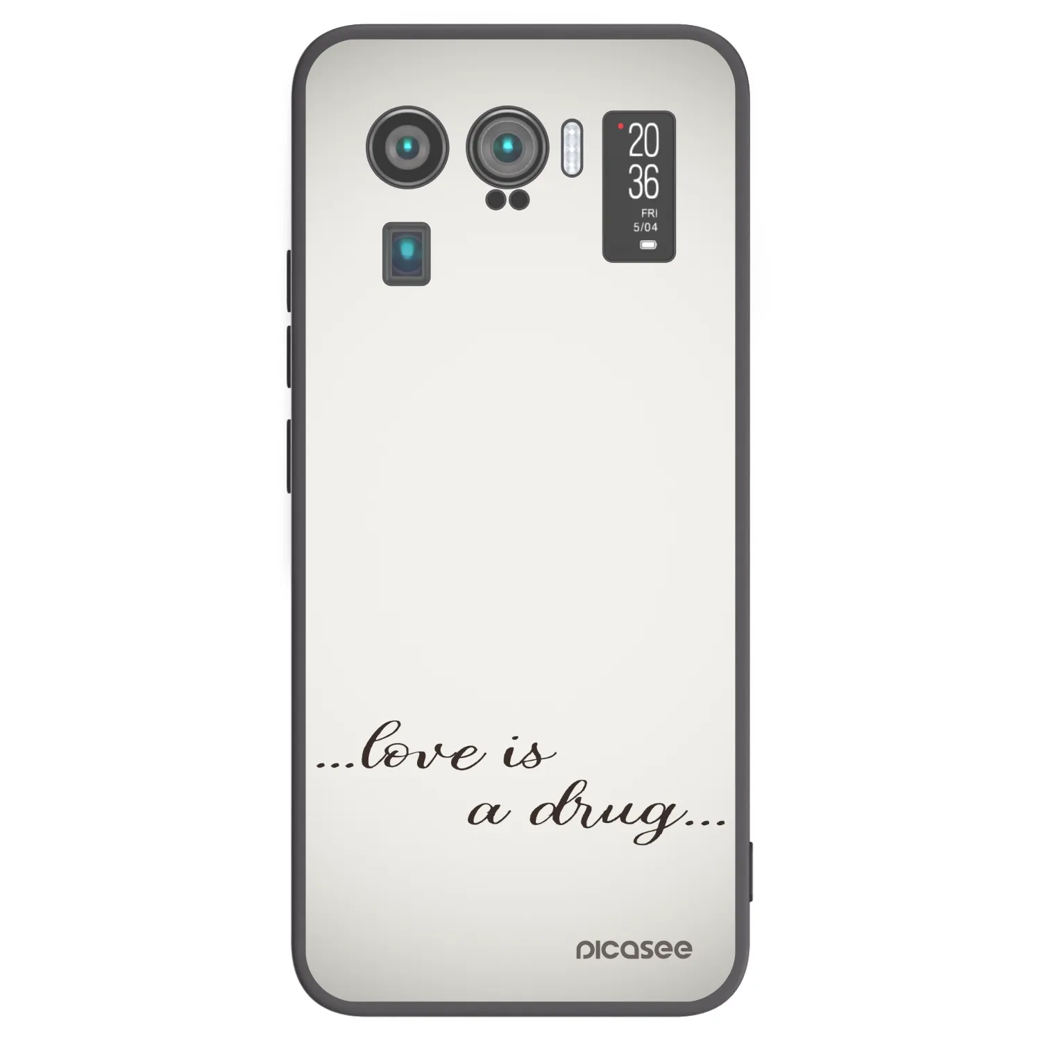 Picasee husă neagră din silicon pentru Xiaomi Mi 11 Ultra - Love is a drug