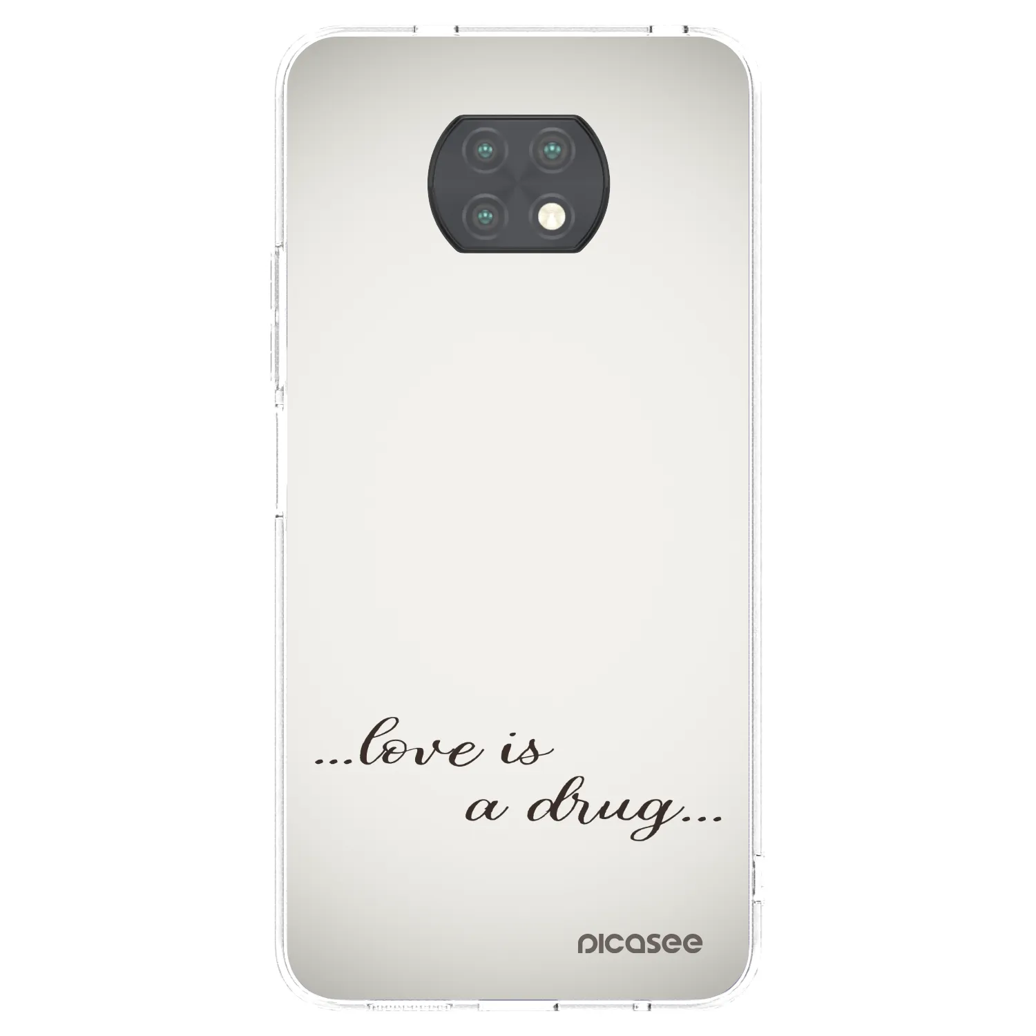 Picasee husă transparentă din silicon pentru Xiaomi Redmi Note 9T - Love is a drug