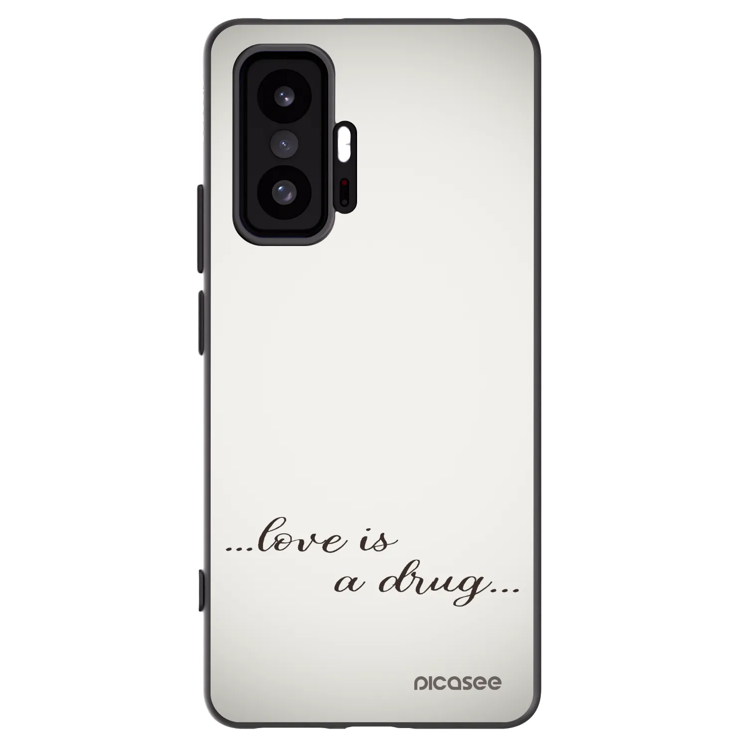 Picasee husă neagră din silicon pentru Xiaomi 11T Pro - Love is a drug