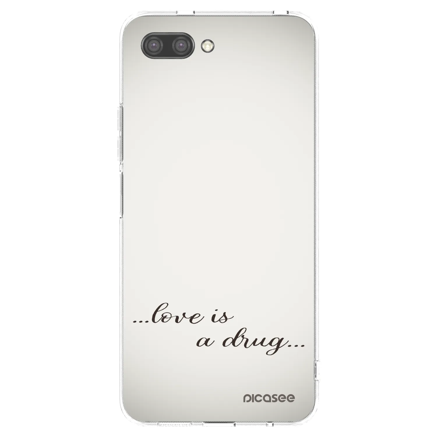 Picasee husă transparentă din silicon pentru Honor 10 - Love is a drug