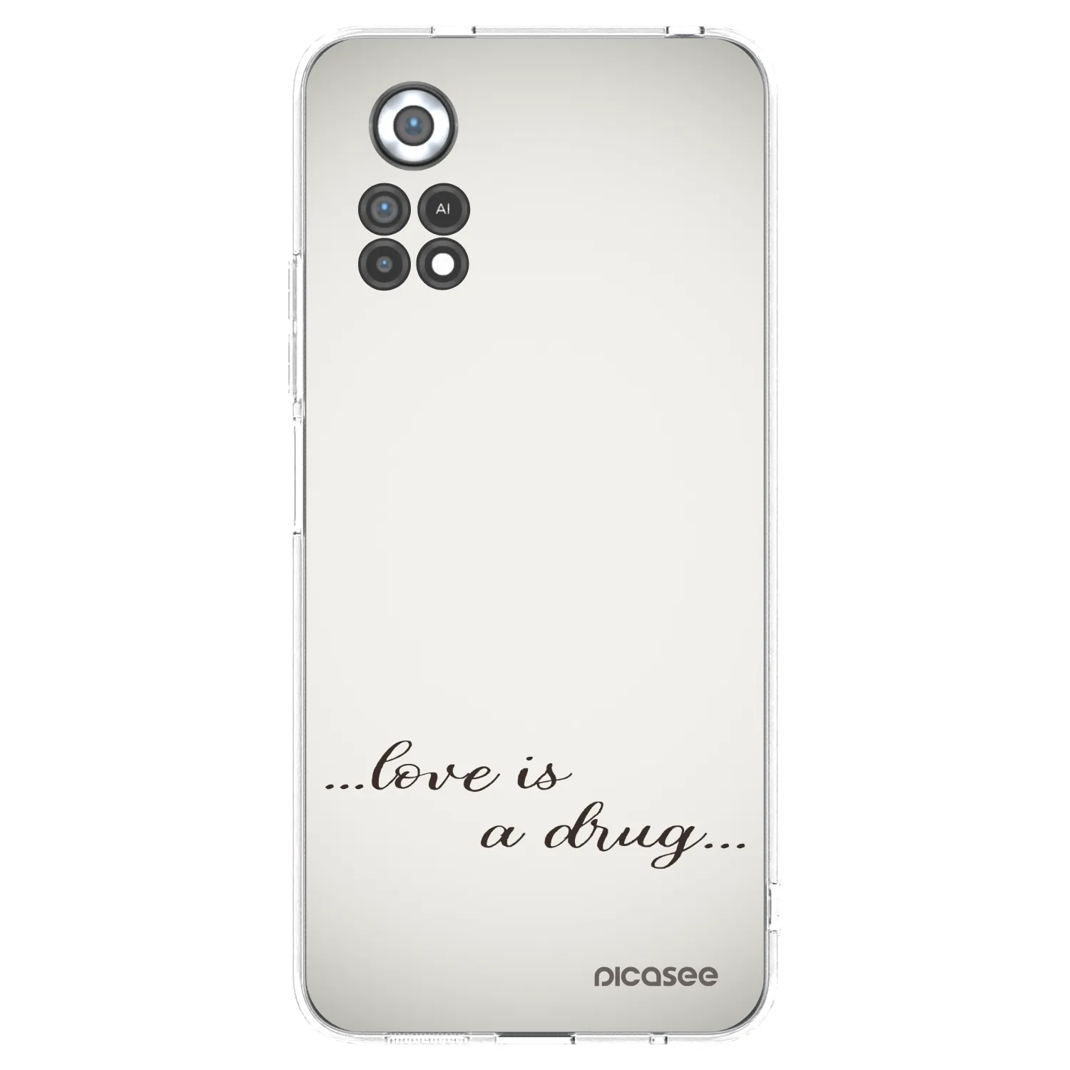 Picasee husă transparentă din silicon pentru Xiaomi Poco X4 Pro 5G - Love is a drug
