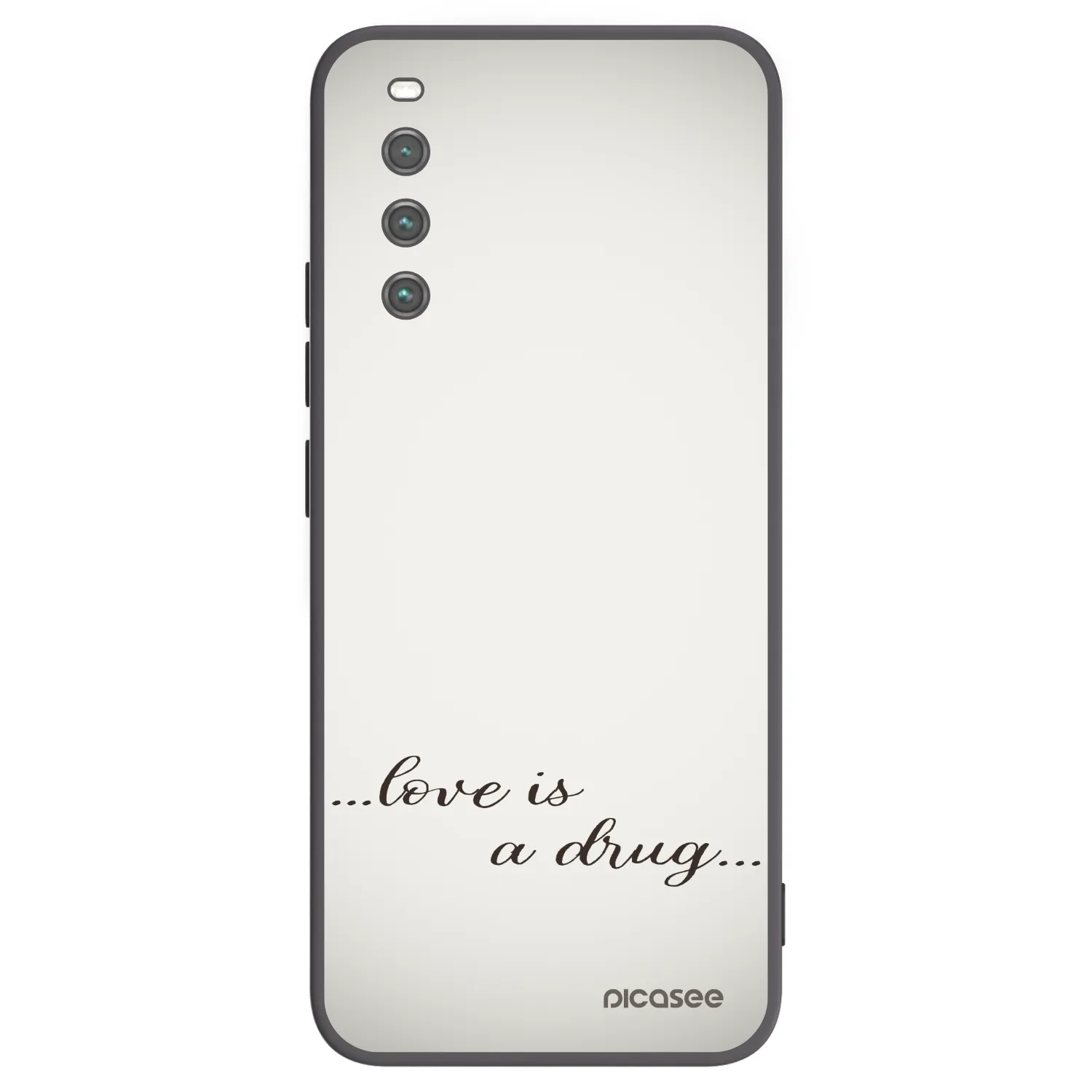 Picasee husă neagră din silicon pentru Sony Xperia 10 IV 5G - Love is a drug