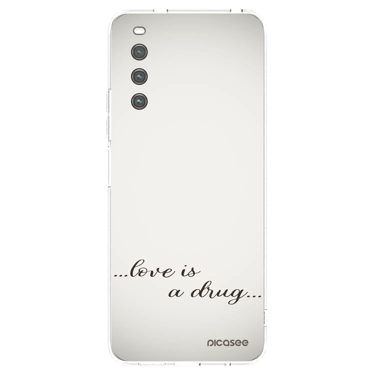 Picasee husă transparentă din silicon pentru Sony Xperia 10 IV 5G - Love is a drug