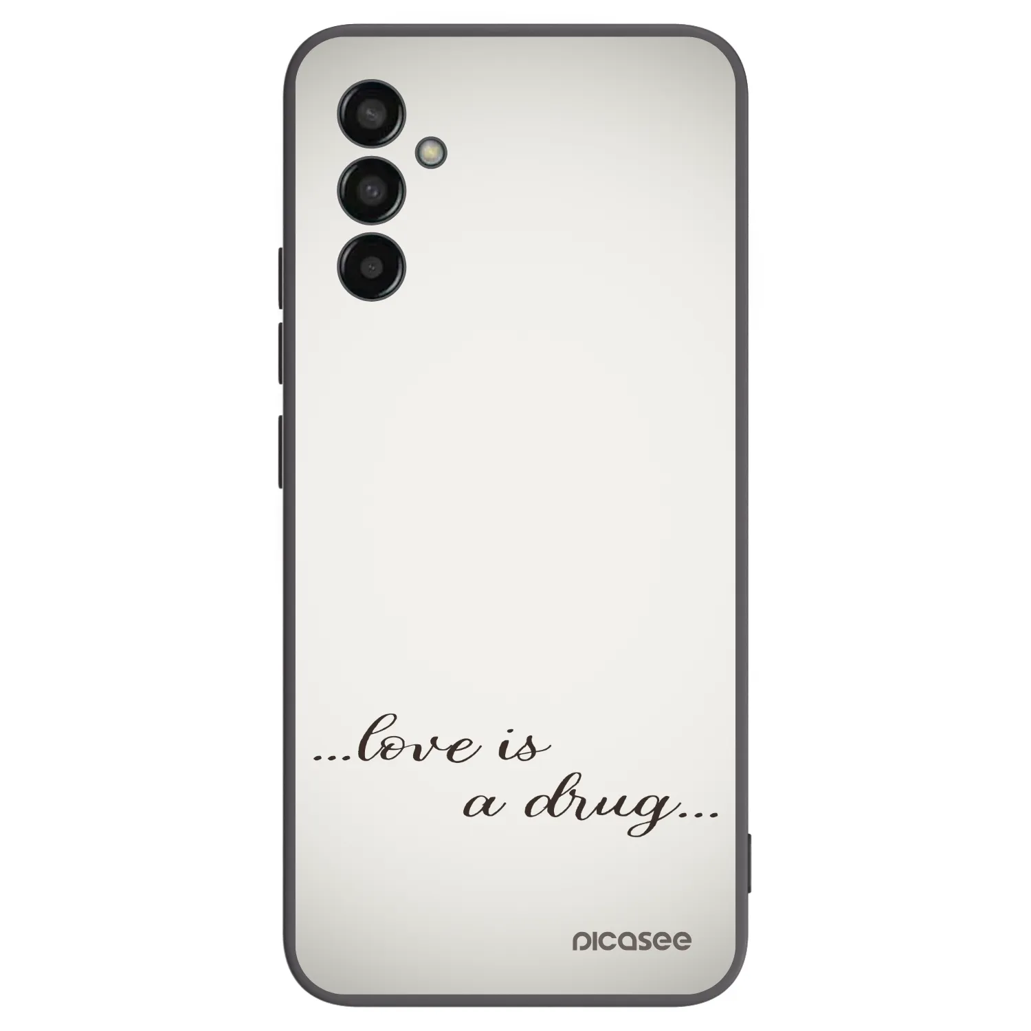 Picasee husă neagră din silicon pentru Samsung Galaxy M13 M135F - Love is a drug