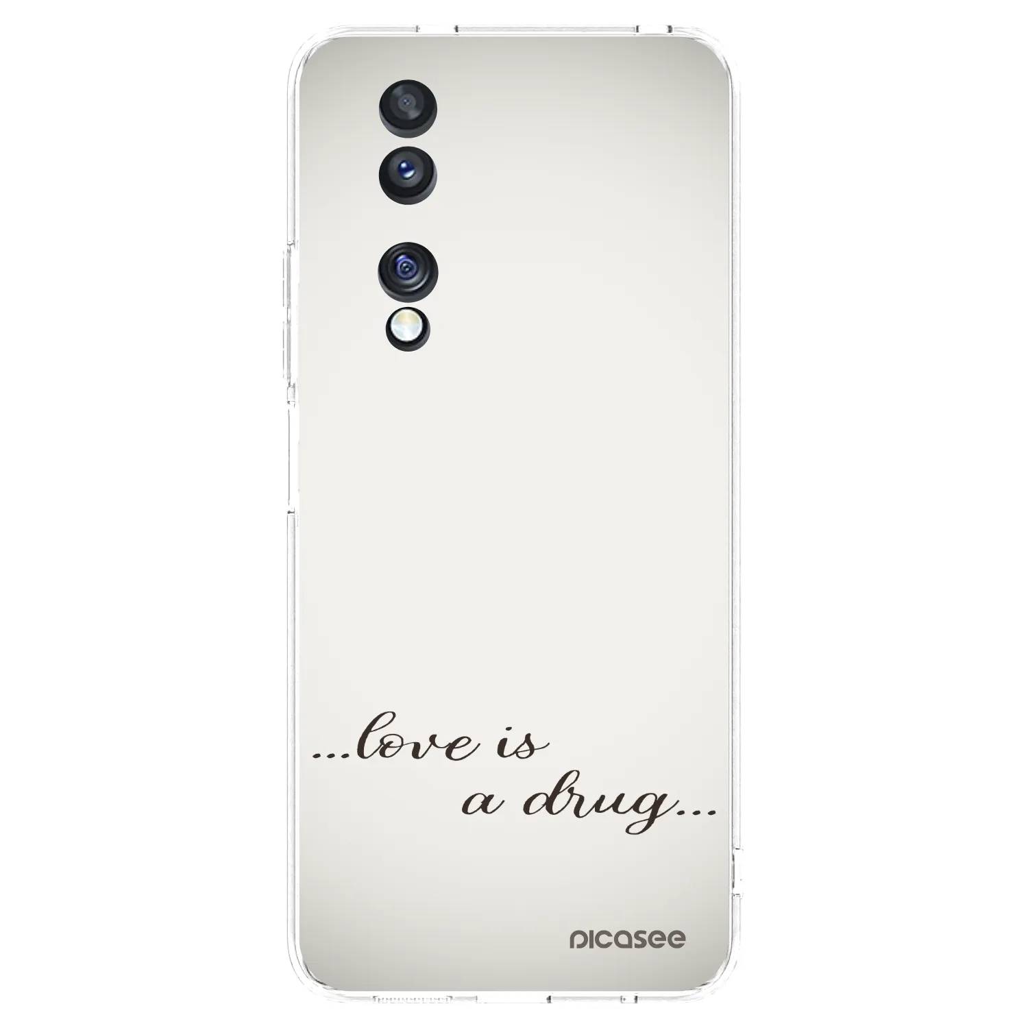 Picasee husă transparentă din silicon pentru Honor 70 - Love is a drug
