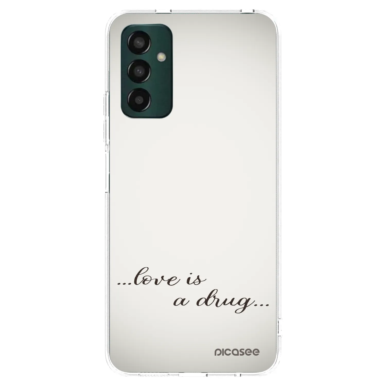 Picasee husă transparentă din silicon pentru Samsung Galaxy M23 5G - Love is a drug