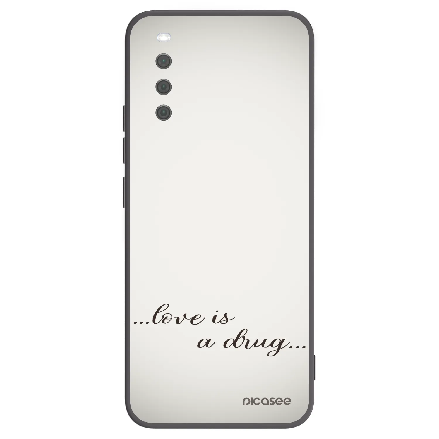 Picasee husă neagră din silicon pentru Sony Xperia 10 III - Love is a drug